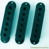 3 BLACK STRAT PICKUP COVERS